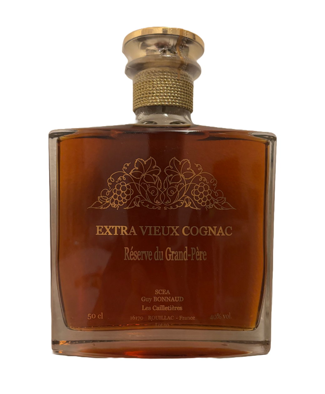 Extra vieux cognac XO réserve du grand père